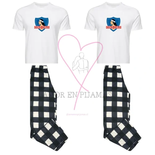 Pijamas Match Colo Colo - Amor en pijamas