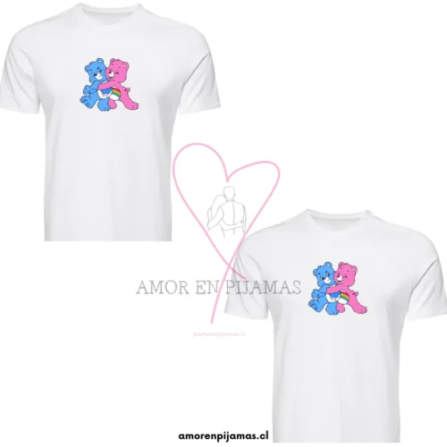 Poleras Ositos Cariñositos para Parejas - Amor en Pijamas