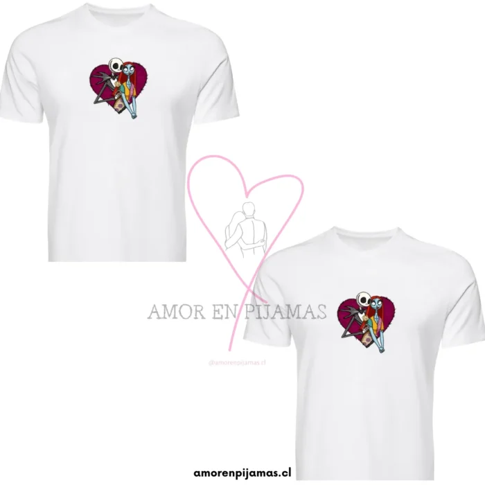 Poleras para Parejas – Jack y Sally