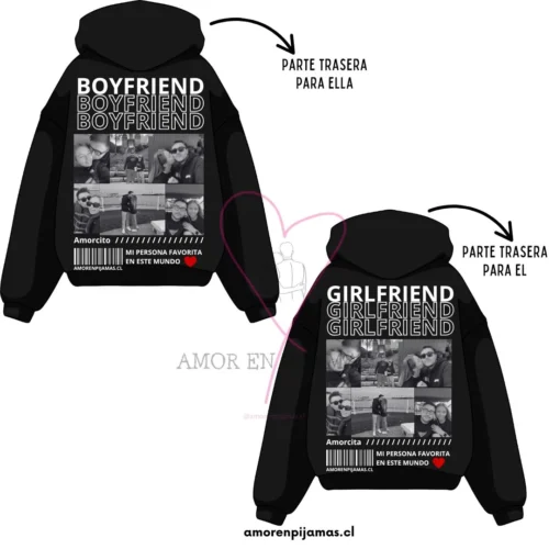 Polerones para Parejas Boy Friend And Girlfriend - Amor en Pijamas
