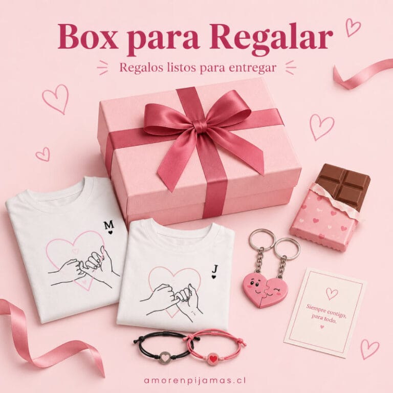 Box para regalar 14 de febrero - Amor en Pijamas