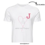 Polera de Besos Araña Rojo- Amor en Pijamas Polera VIral Novia