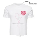 Polera de Besos para Novio Rojo– Regalo para novio - Amor en Pijamas Polera Viral Pareja