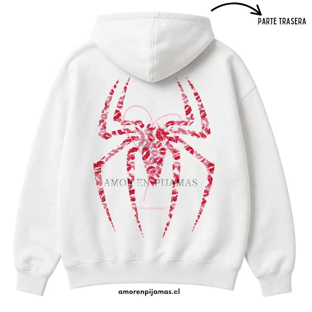 Poleron Spiderman Viral Rojo - Amor en piajmas para parejas Poleron Spiderman Viral Rojo - Amor en piajmas para parejas