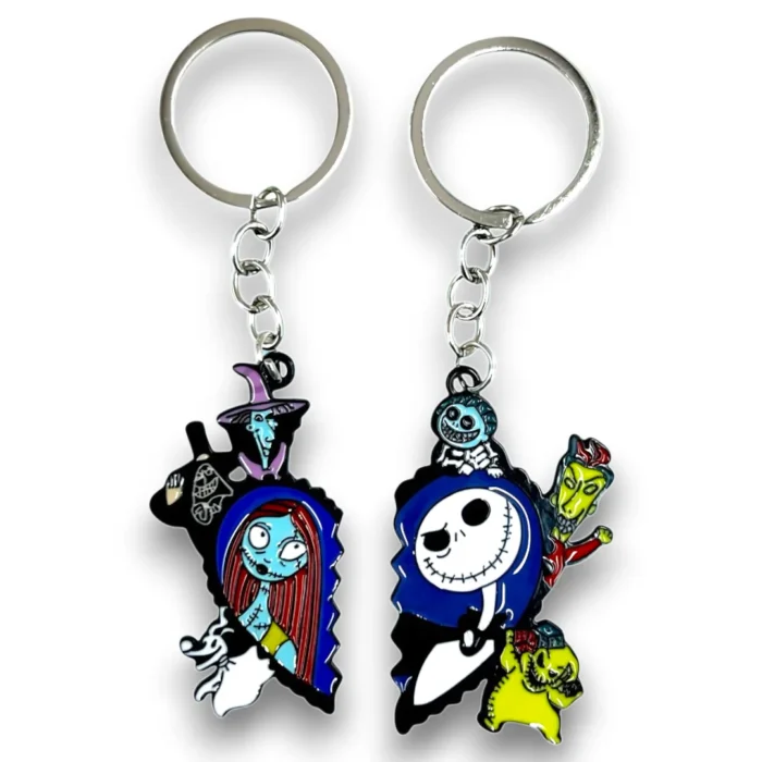 Llaveros para parejas - Jack y Sally