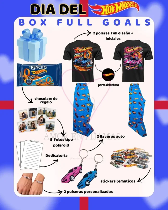 Box hotwheels  - Full Goals