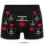 Boxer personalizado Propiedad de negro - Amor en Pijamas
