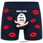 Boxer Personalizado Eres mio Azul - Amor en Pijamas