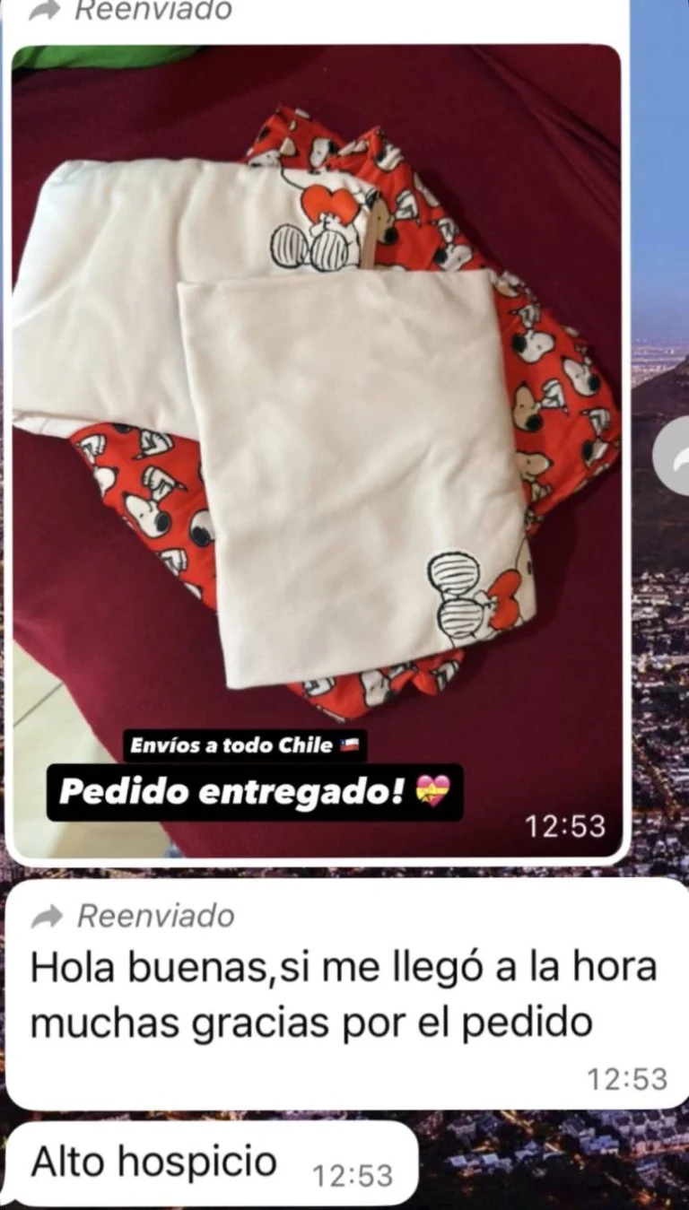 Cliente feliz de Amor en Pijamas